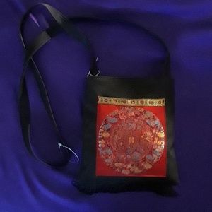 Oriental Fringe Bottom Crossbody Bag